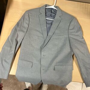 APT.9 Premier Flex Slim Fit Suit Jacket - Classic Heather Gray Blazer